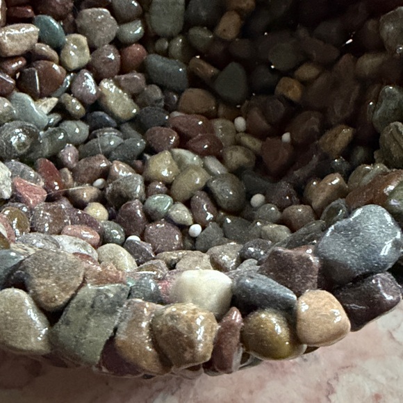 Handmade Multi-Color Pebble Bowl - Picture 3 of 5